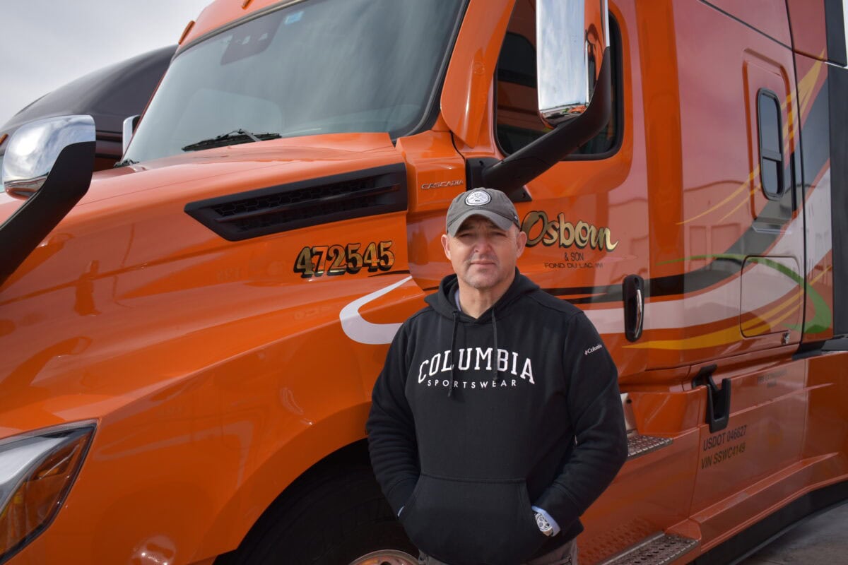 A proud Osborn driver: we are thankful for our drivers and all drivers across America. Thank you.